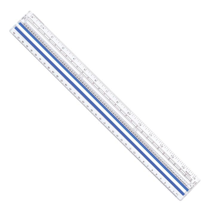 Westcott 15’’ Data Processing Magnifying Ruler Clear (40711)