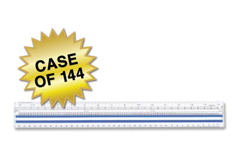 Westcott 15’’ Data Processing Magnifying Ruler Clear (40711) - 144