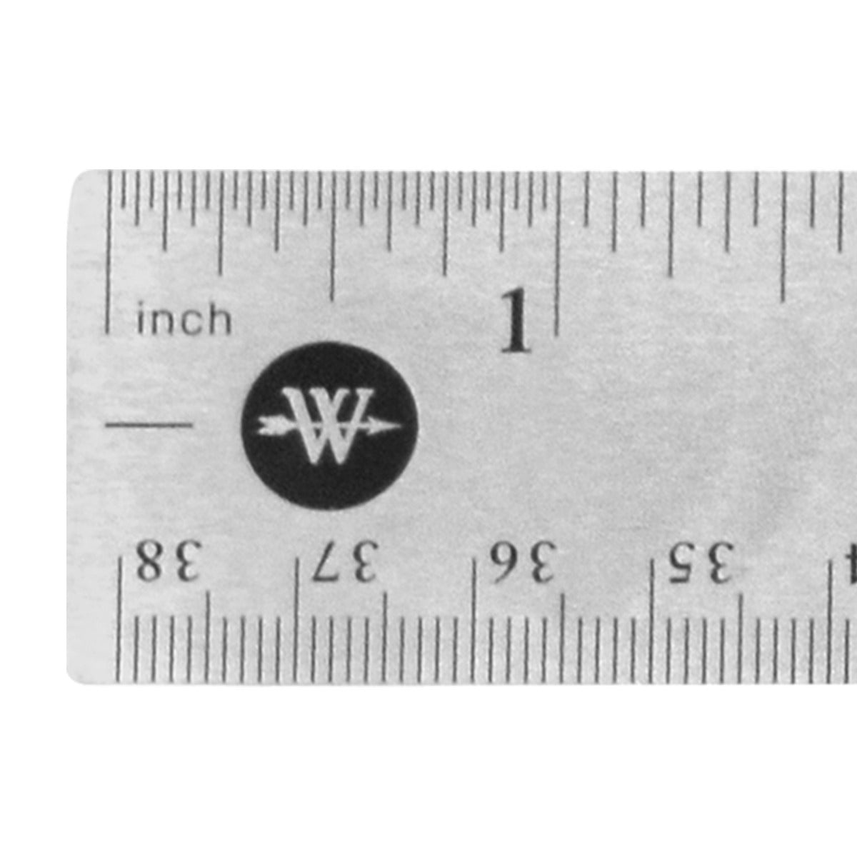 Westcott 15’’ Stainless Steel Office Ruler With Non Slip Cork Base (10416)