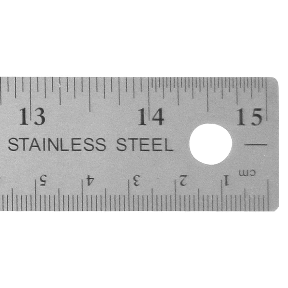 Westcott 15’’ Stainless Steel Office Ruler With Non Slip Cork Base (10416)