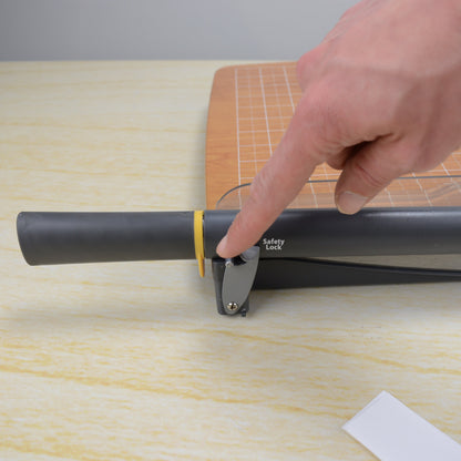 Westcott 18’’ Trimair Guillotine Trimmer Wood Base - World’s Favorite Scissors