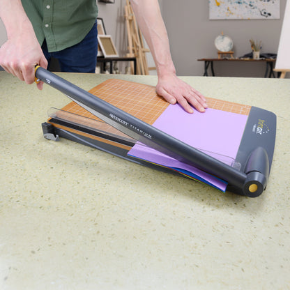Westcott 18’’ Trimair Guillotine Trimmer Wood Base - World’s Favorite Scissors