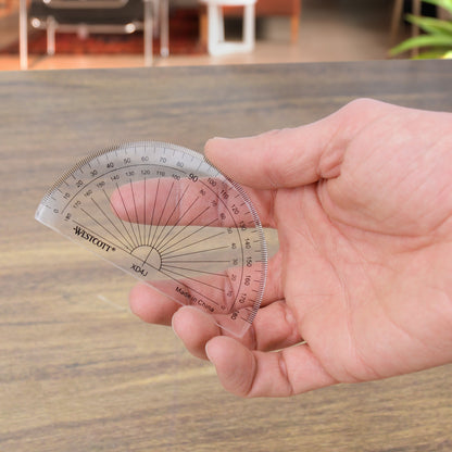 Westcott 180° Protractor 4-Inch (12925) - World’s Favorite Scissors