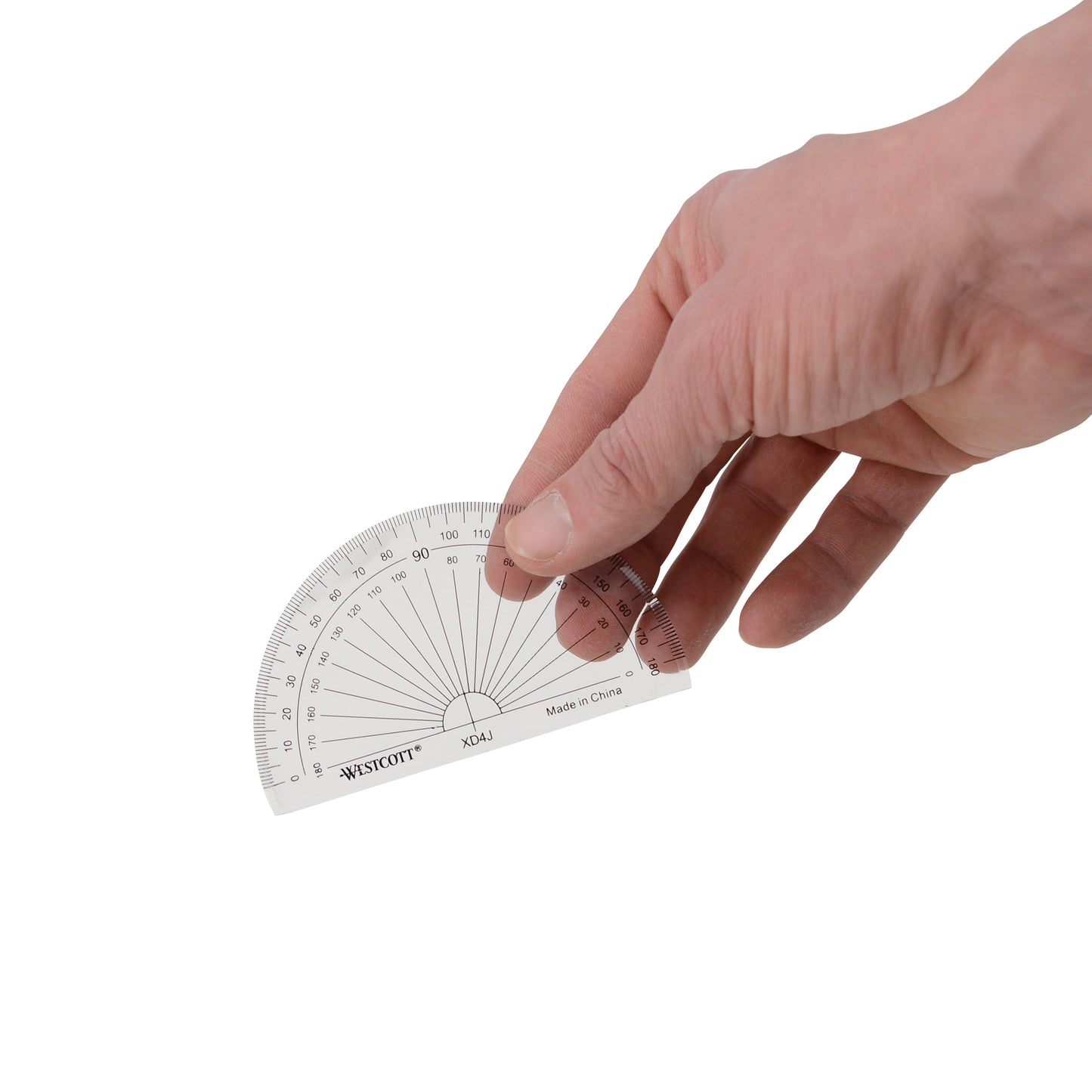 Westcott 180° Protractor 4-Inch (12925) - World’s Favorite Scissors