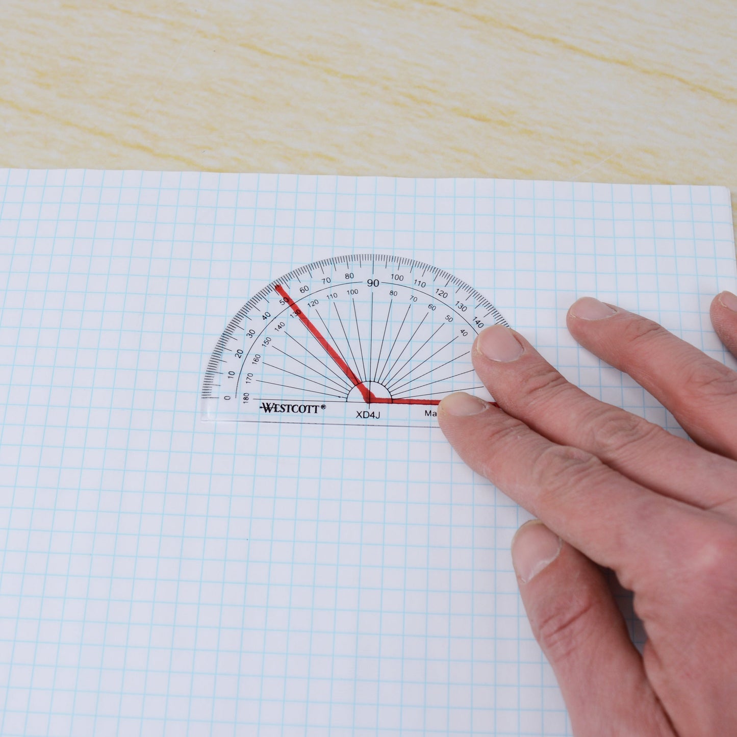 Westcott 180° Protractor 4-Inch (12925) - World’s Favorite Scissors