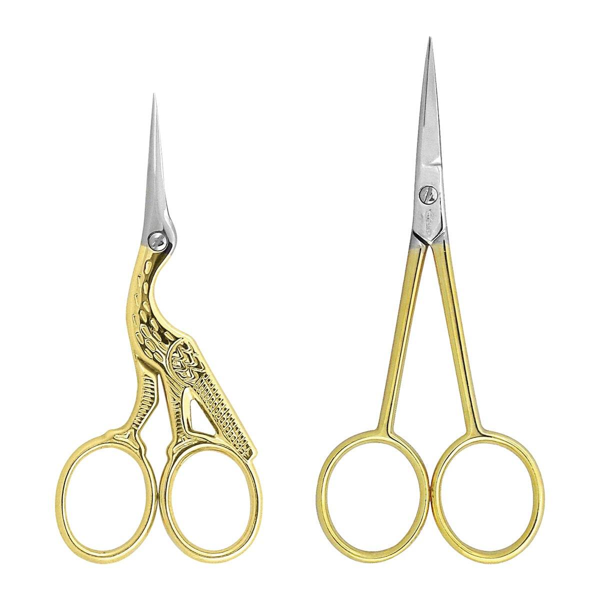 Westcott 2pk Embroidery Gold Scissor Set