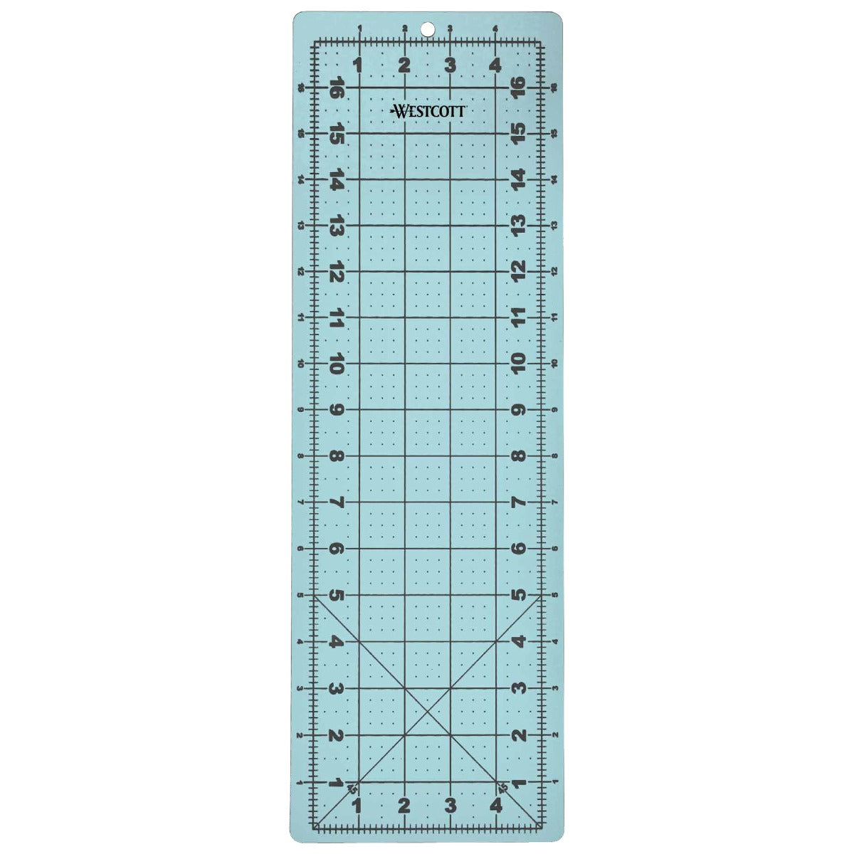 Westcott 3-Piece Craft Set - 45mm Rotary Cutter for Fabric Cutting Mat and Ruler (14798)