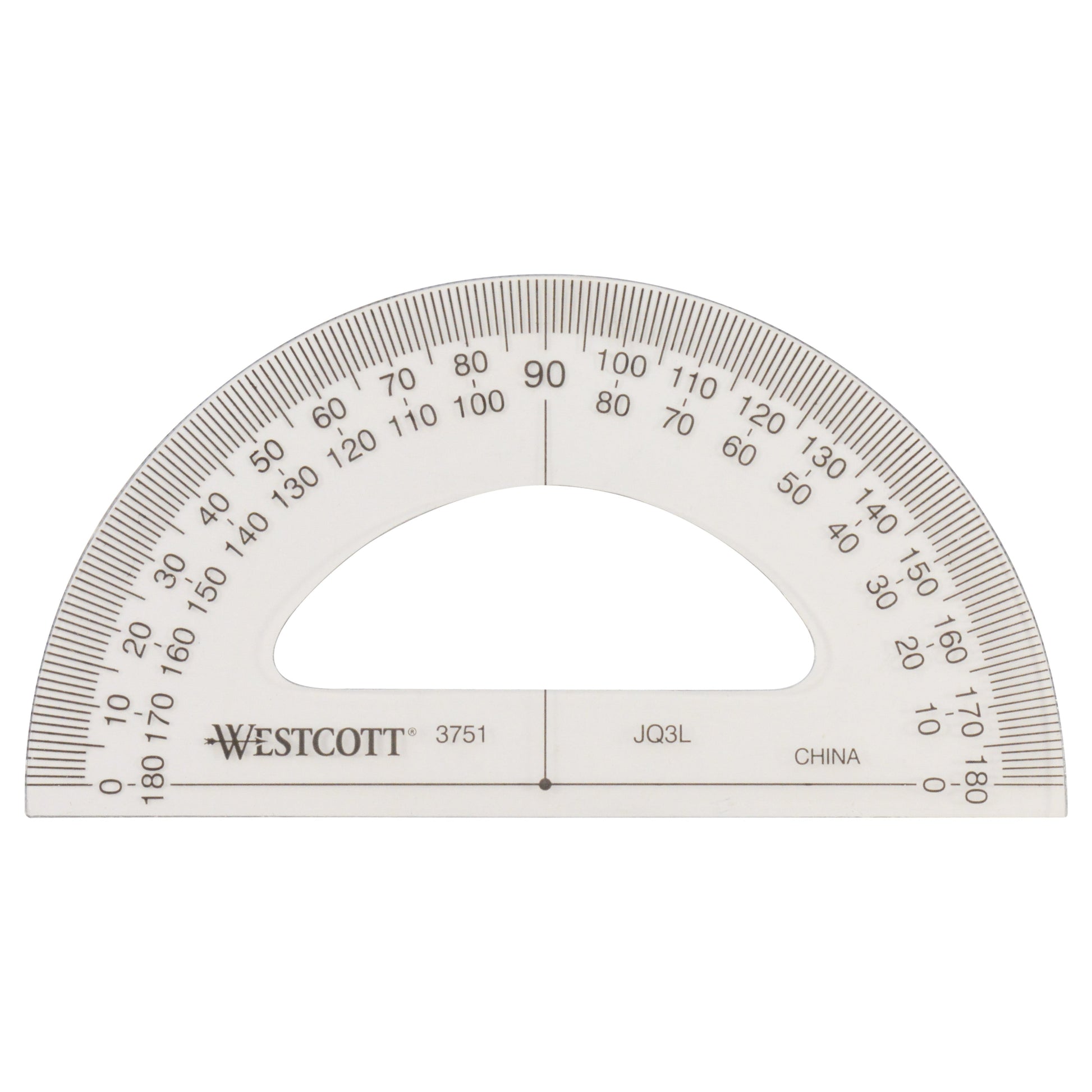 Westcott 4’’ 180° Semi-Circular Protractor (375) - 14