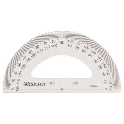 Westcott 4’’ 180° Semi-Circular Protractor (375) - 14