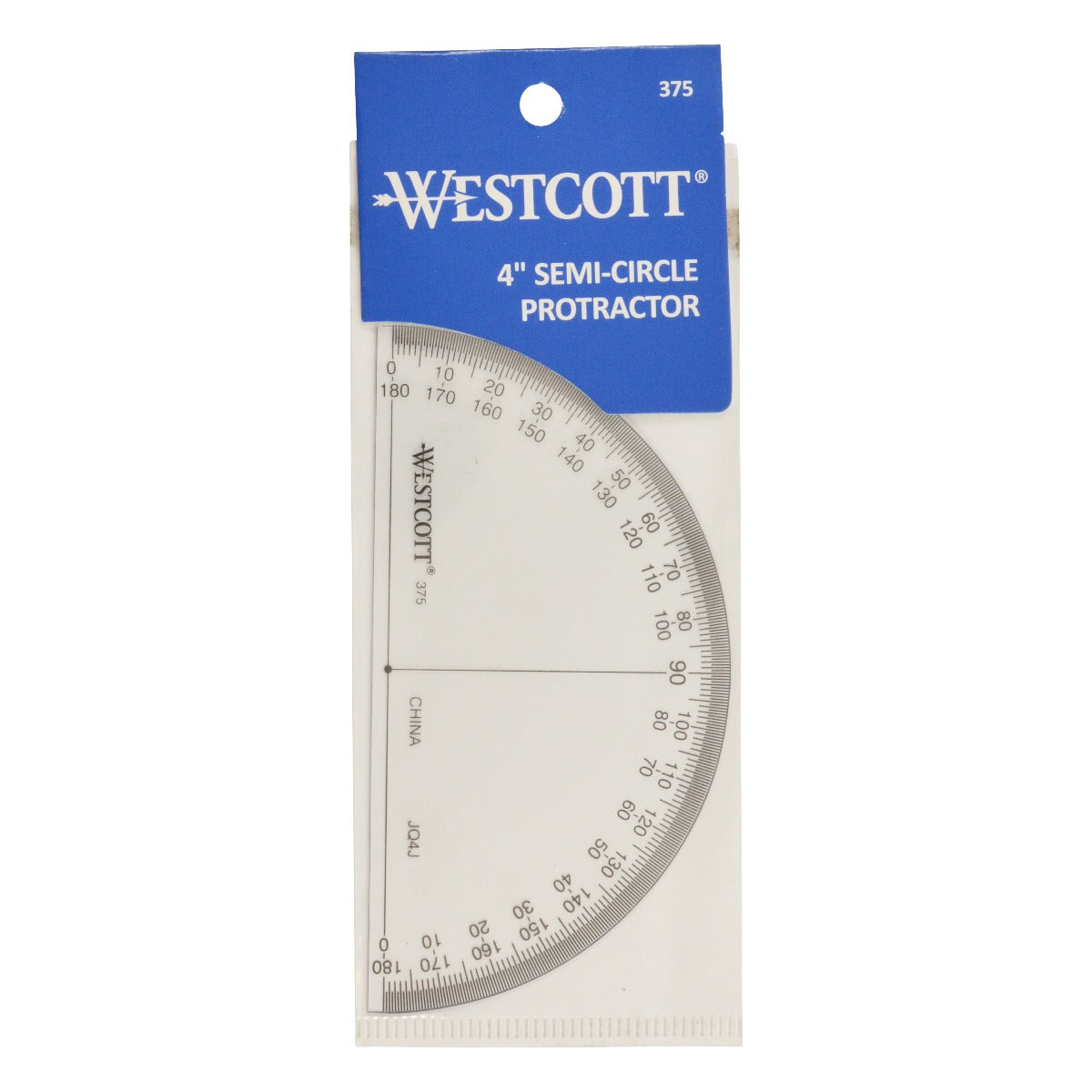 Westcott 4’’ 180° Semi-Circular Protractor (375)