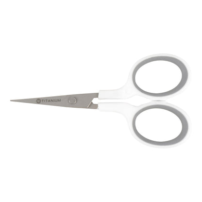 Westcott 4’’ Titanium Bonded Curved Blade Embroidery Scissors White/Gray (16380)