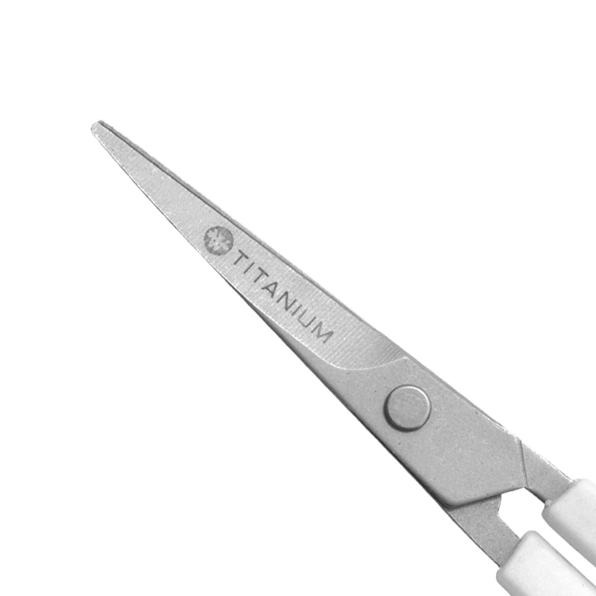 Westcott 4’’ Titanium Bonded Curved Blade Embroidery Scissors White/Gray (16380) - 1