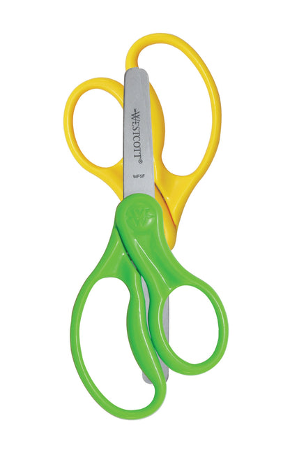 Westcott 5’’ Hard Handle Kids Scissors 2pk Blunt (13168)