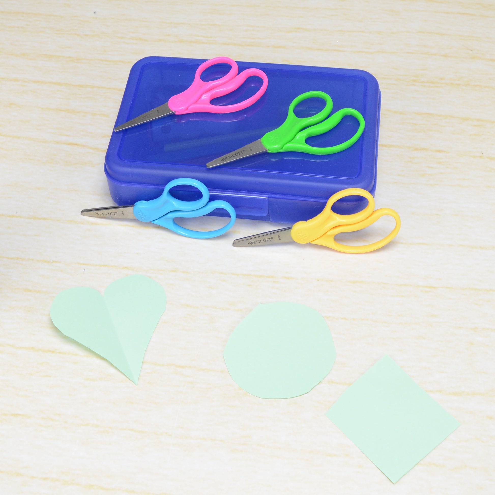 Westcott 5’’ Hard Handle Kids Scissors Pointed Assorted Colors (13131) - World’s Favorite