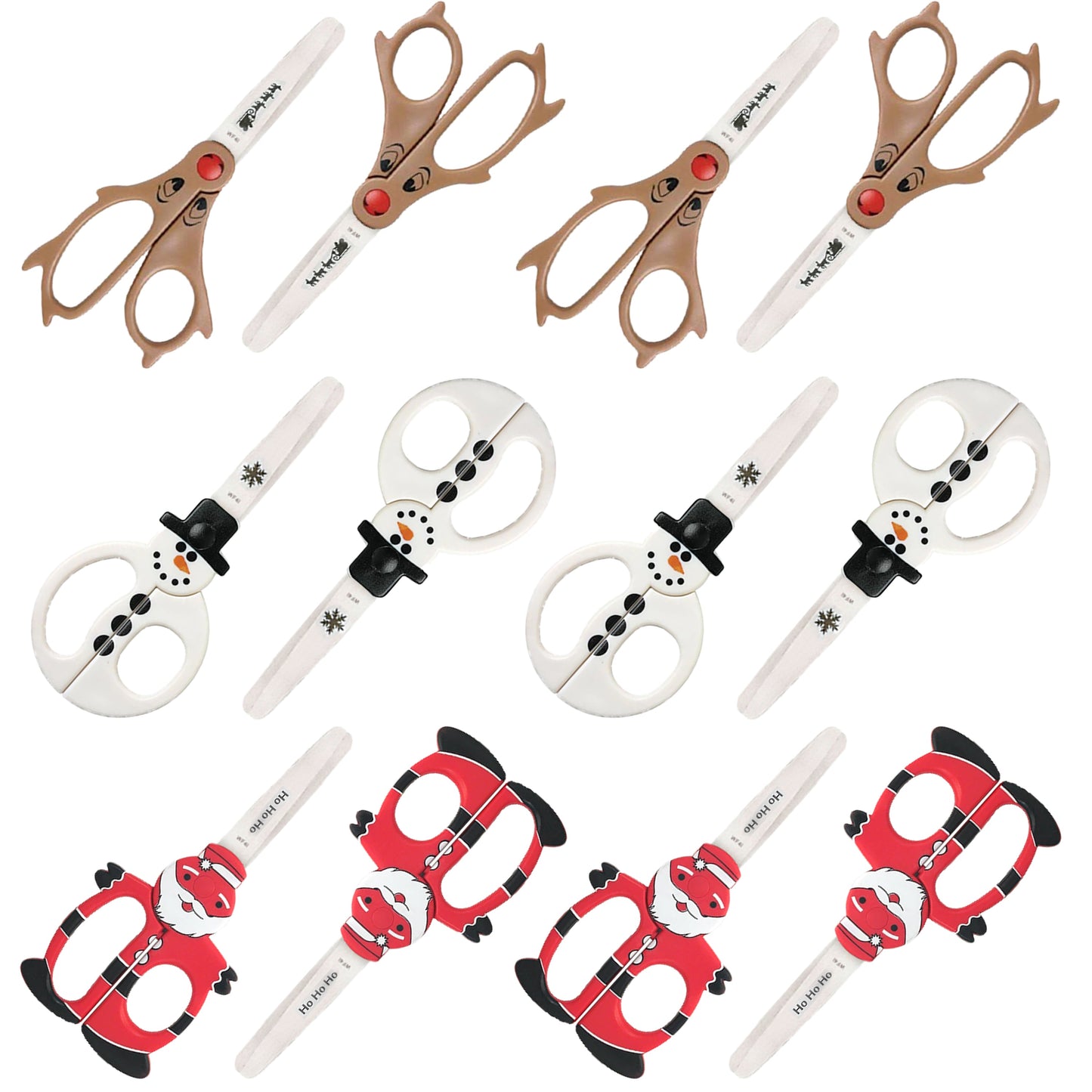 Westcott 5’’ Kids Holiday Scissors 12-Pack - World’s Favorite