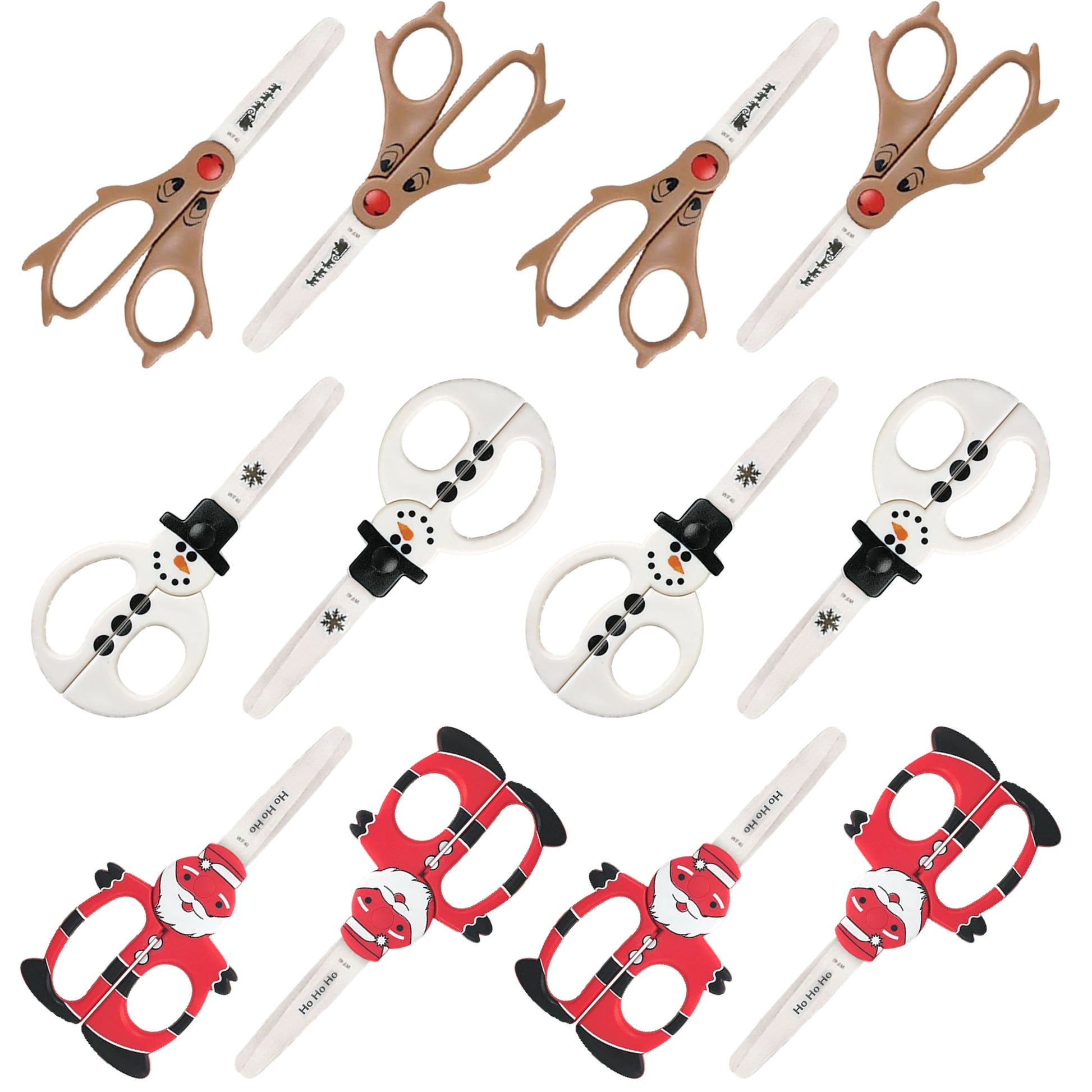 Westcott 5’’ Kids Holiday Scissors 12-Pack - World’s Favorite