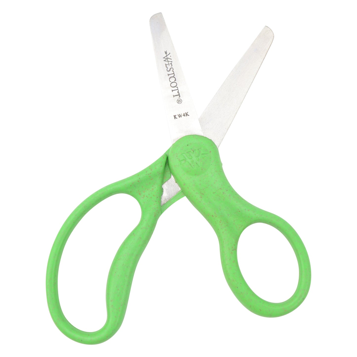 Westcott 5’’ KleenEarth Scissors 12-Pack for Kids Ages 4+ Recycled School and Craft Projects (00850-PARENT) - World’s