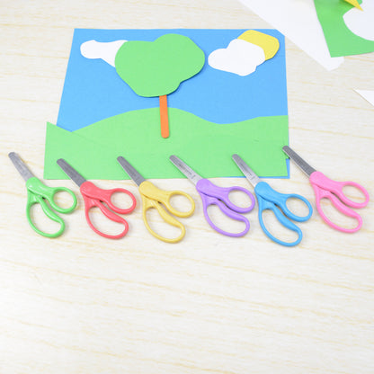 Westcott 5’’ KleenEarth Scissors 6-Pack for Kids Ages 4+ Recycled School and Craft Projects (00684-PARENT) - World’s