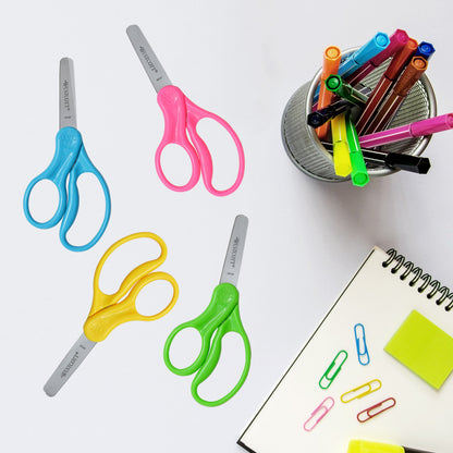 Westcott 5’’ Left Handed Kids Scissors Blunt Assorted Colors (13594) - World’s Favorite