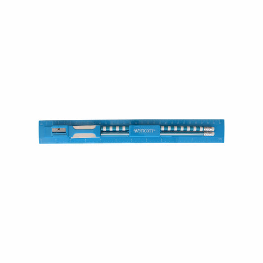 Westcott 5 Piece Ruler Set Assorted Colors (17601-PARENT) - World’s Favorite Scissors