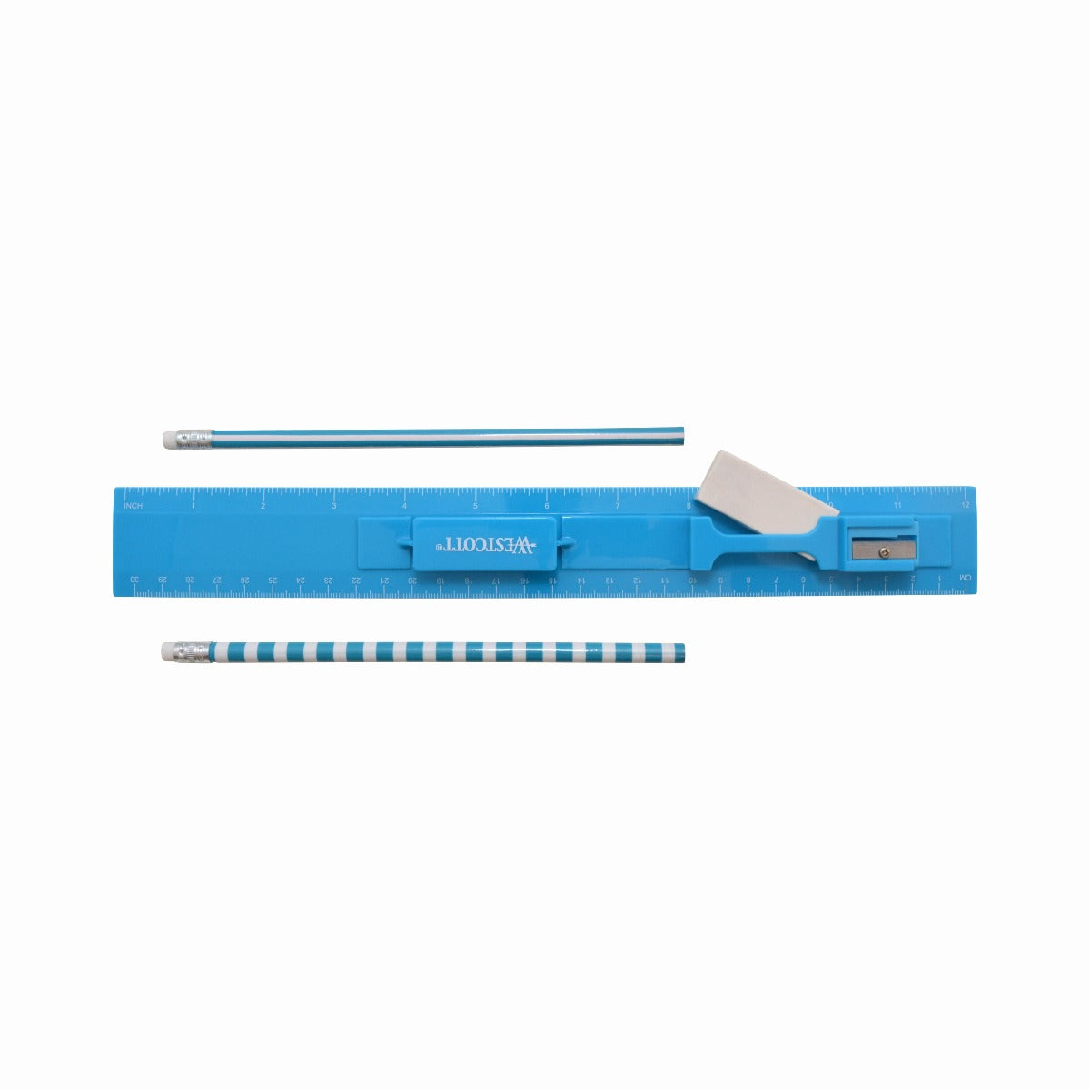Westcott 5 Piece Ruler Set Assorted Colors (17601-PARENT) - World’s Favorite Scissors