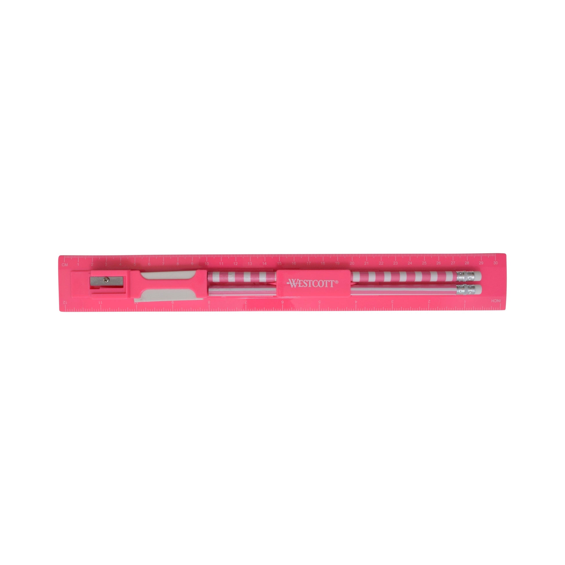Westcott 5 Piece Ruler Set Assorted Colors (17601-PARENT) - World’s Favorite Scissors