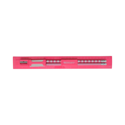 Westcott 5 Piece Ruler Set Assorted Colors (17601-PARENT) - World’s Favorite Scissors