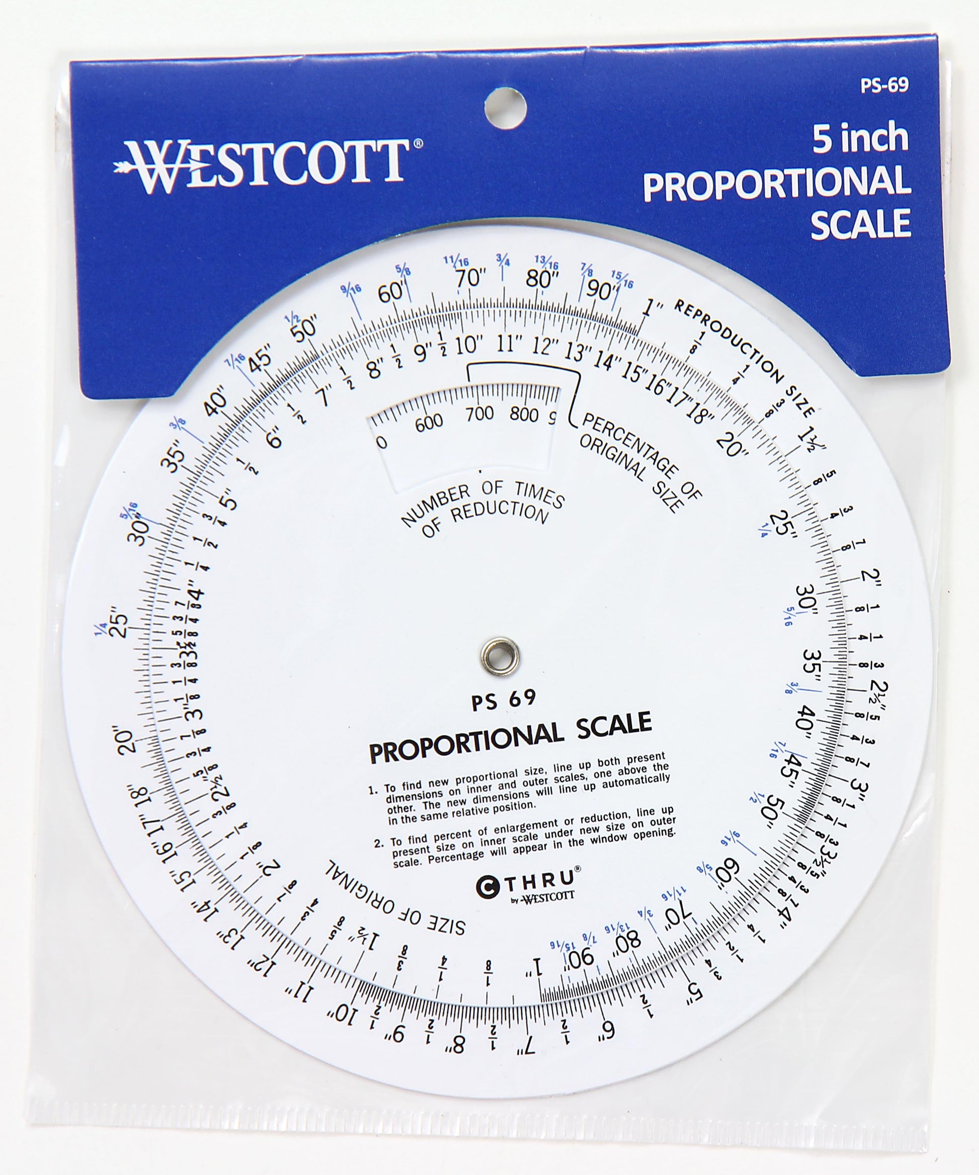 Westcott 5’’ Proportional Scale (PS-69)