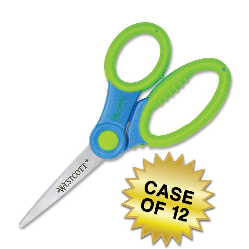 Westcott 5’’ Scissors with Anti-Microbial Protection Pointed (14597) - 12