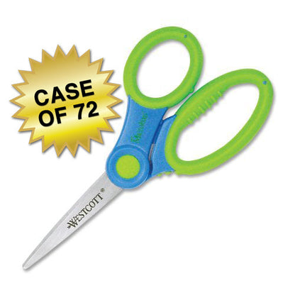 Westcott 5’’ Scissors with Anti-Microbial Protection Pointed (14597) - 72