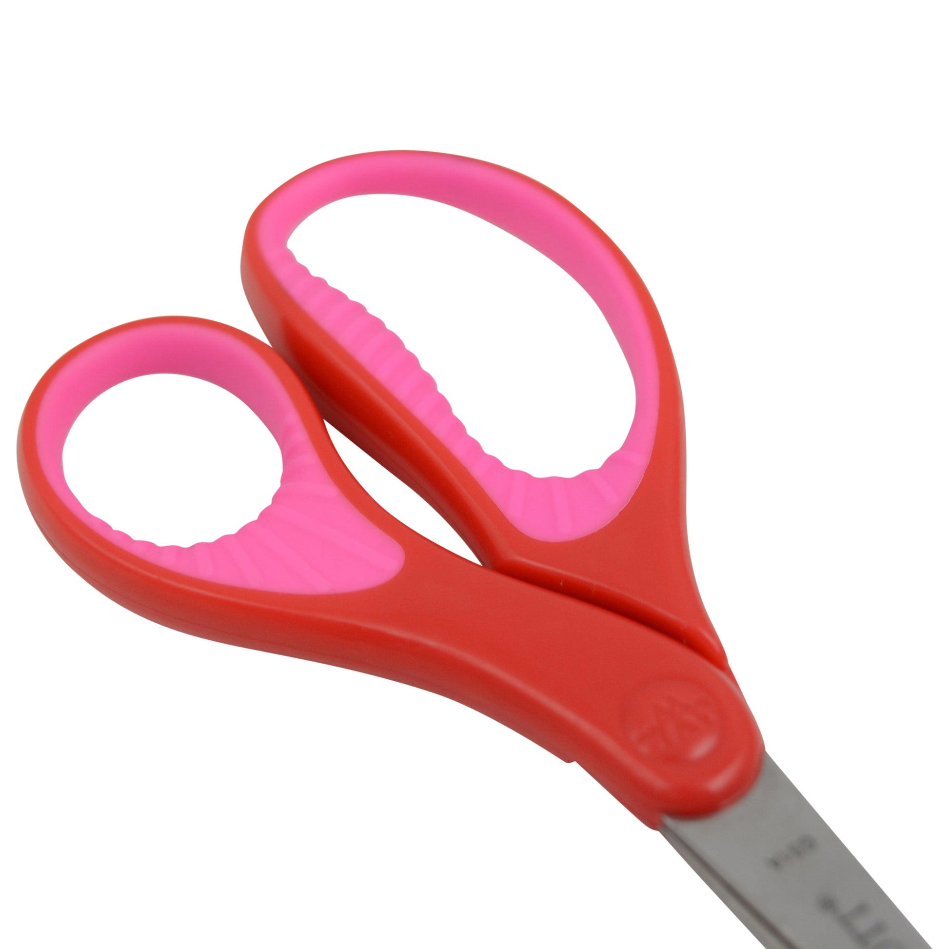 Westcott 5’’ Soft Handle Pointed-Tip Scissors for Kids Ages 6-8 - School or Crafting - Back to Supplies - Red/Pink