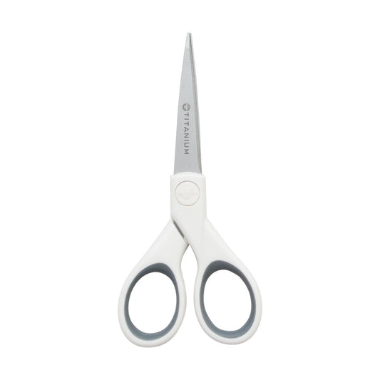 Westcott 5’’ Titanium Bonded Straight Scissor with Microtip White (15146) - 1