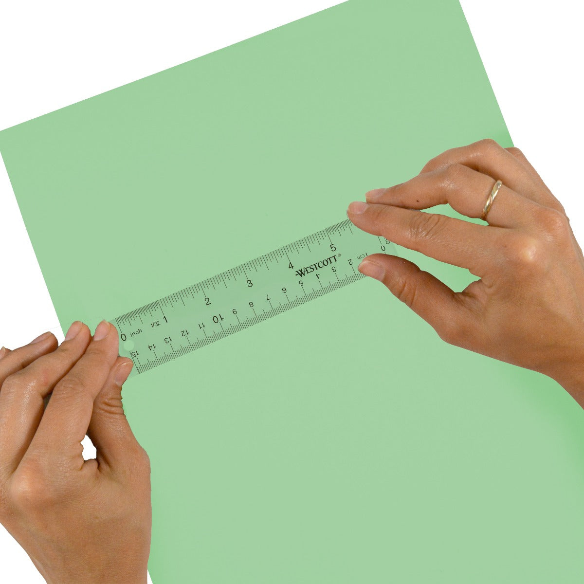 Westcott 6’’ Acrylic Ruler Clear (10561)