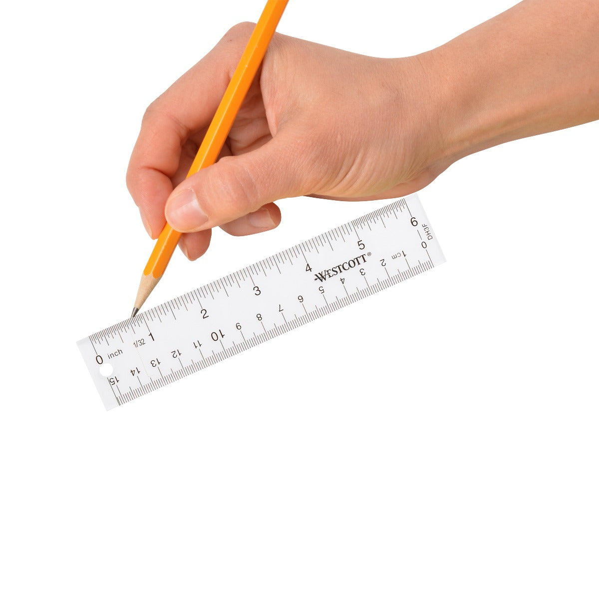 Westcott 6’’ Acrylic Ruler Clear (10561)