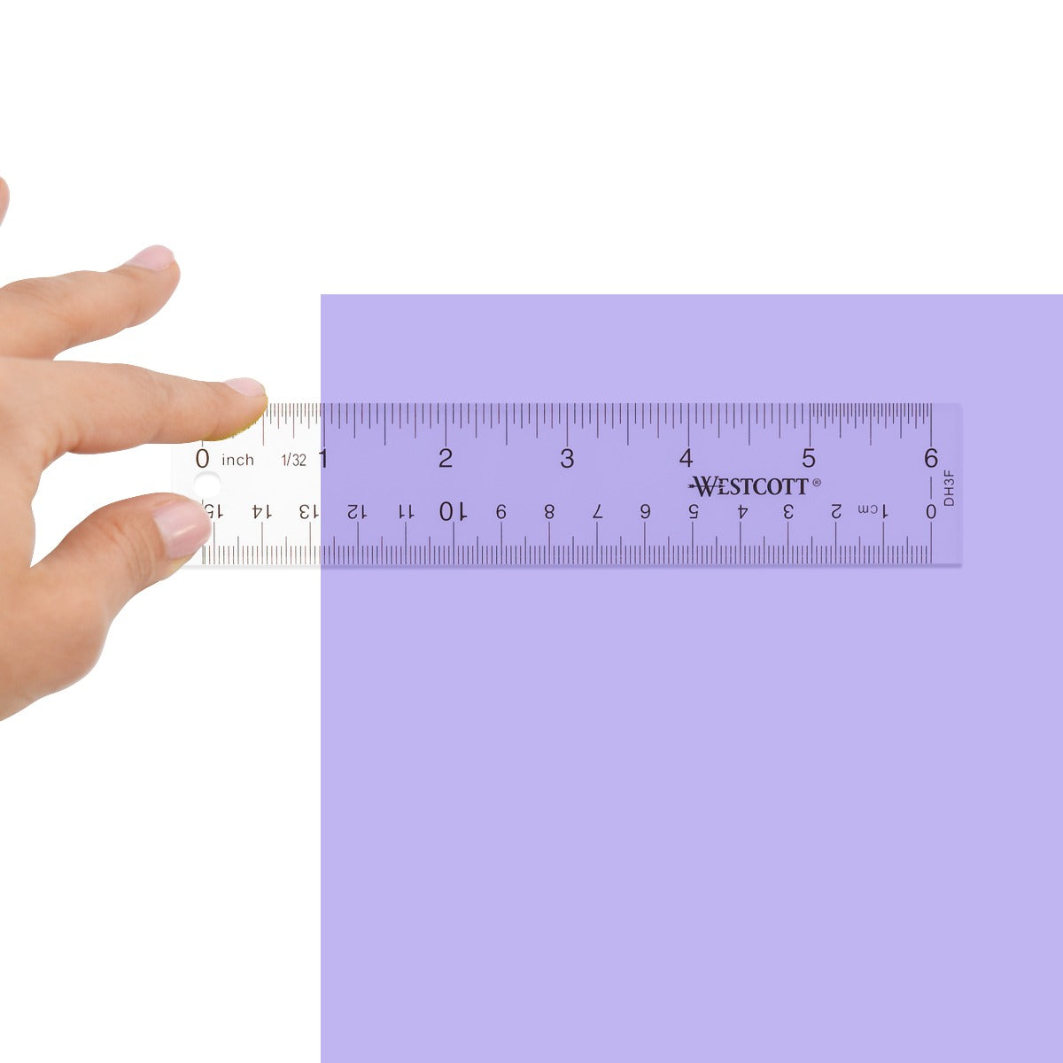 Westcott 6’’ Acrylic Ruler Clear (10561)