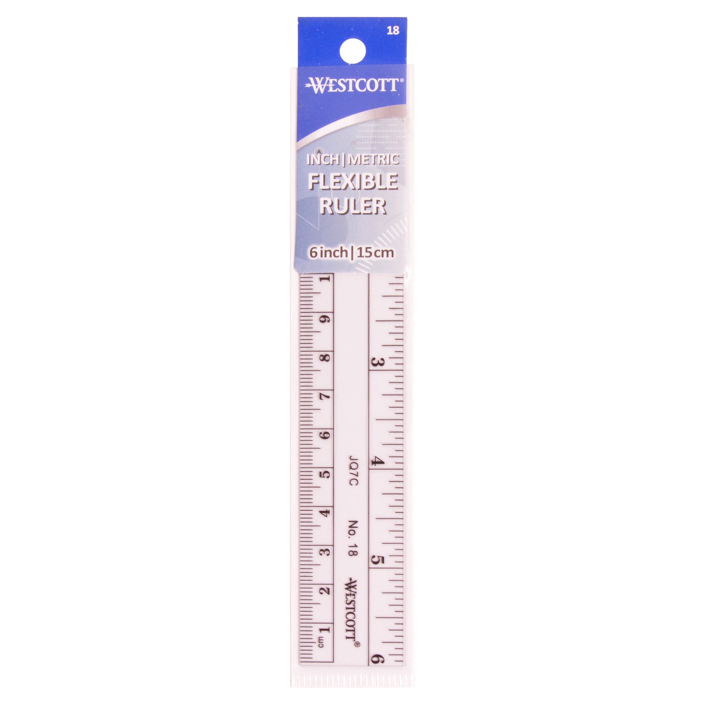 Westcott 6’’ Flexible Inch/Metric Ruler Bulk Packed (Box of 100) (18-BP) - World’s Favorite Scissors