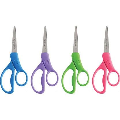Westcott 6’’ Hard Handle Student Scissors With Anti-Microbial Protection Assorted Colors (14431) - World’s Favorite