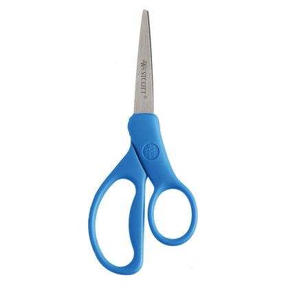 Westcott 6’’ Hard Handle Student Scissors With Anti-Microbial Protection Assorted Colors (14431) - World’s Favorite
