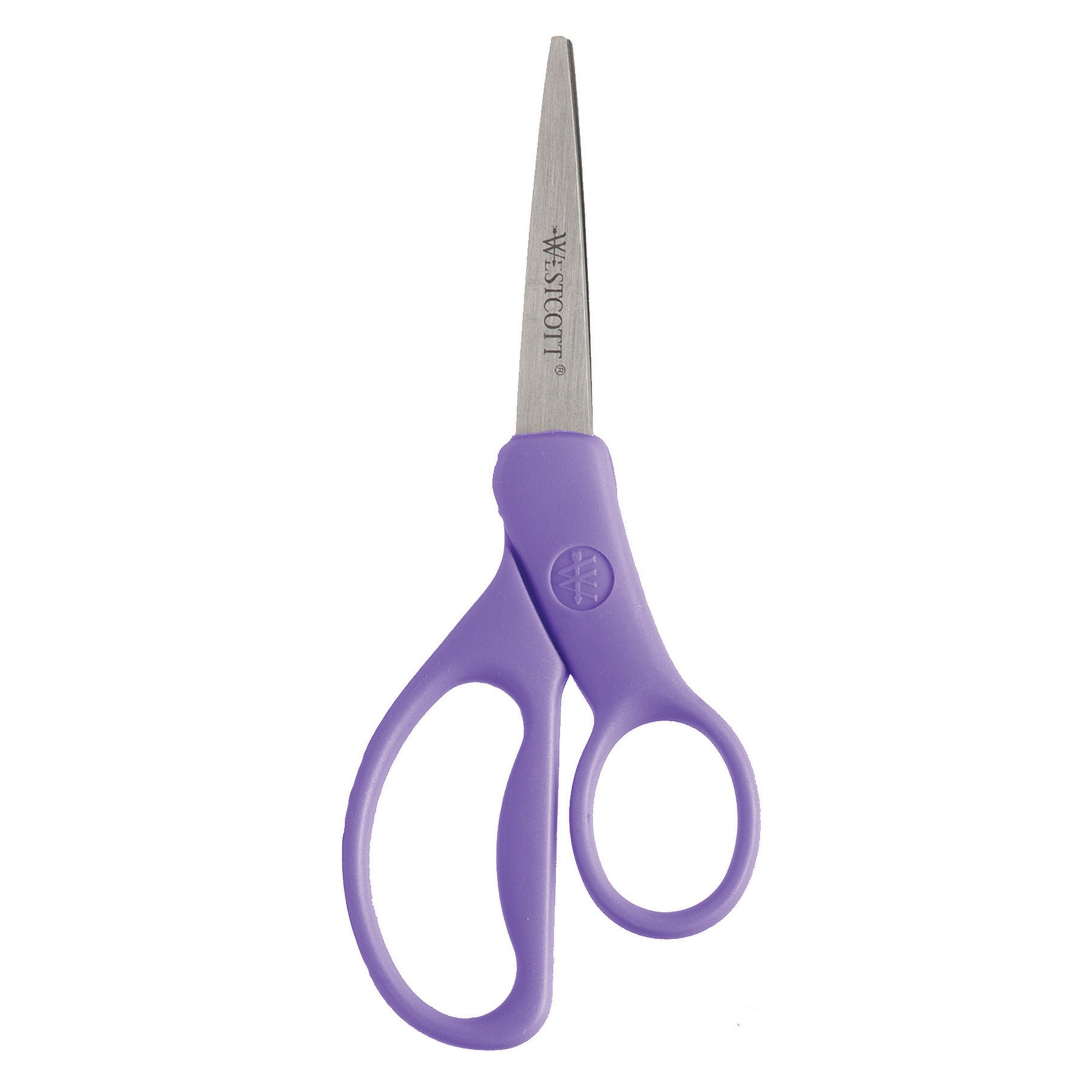 Westcott 6’’ Hard Handle Student Scissors With Anti-Microbial Protection Assorted Colors (14431) - World’s Favorite