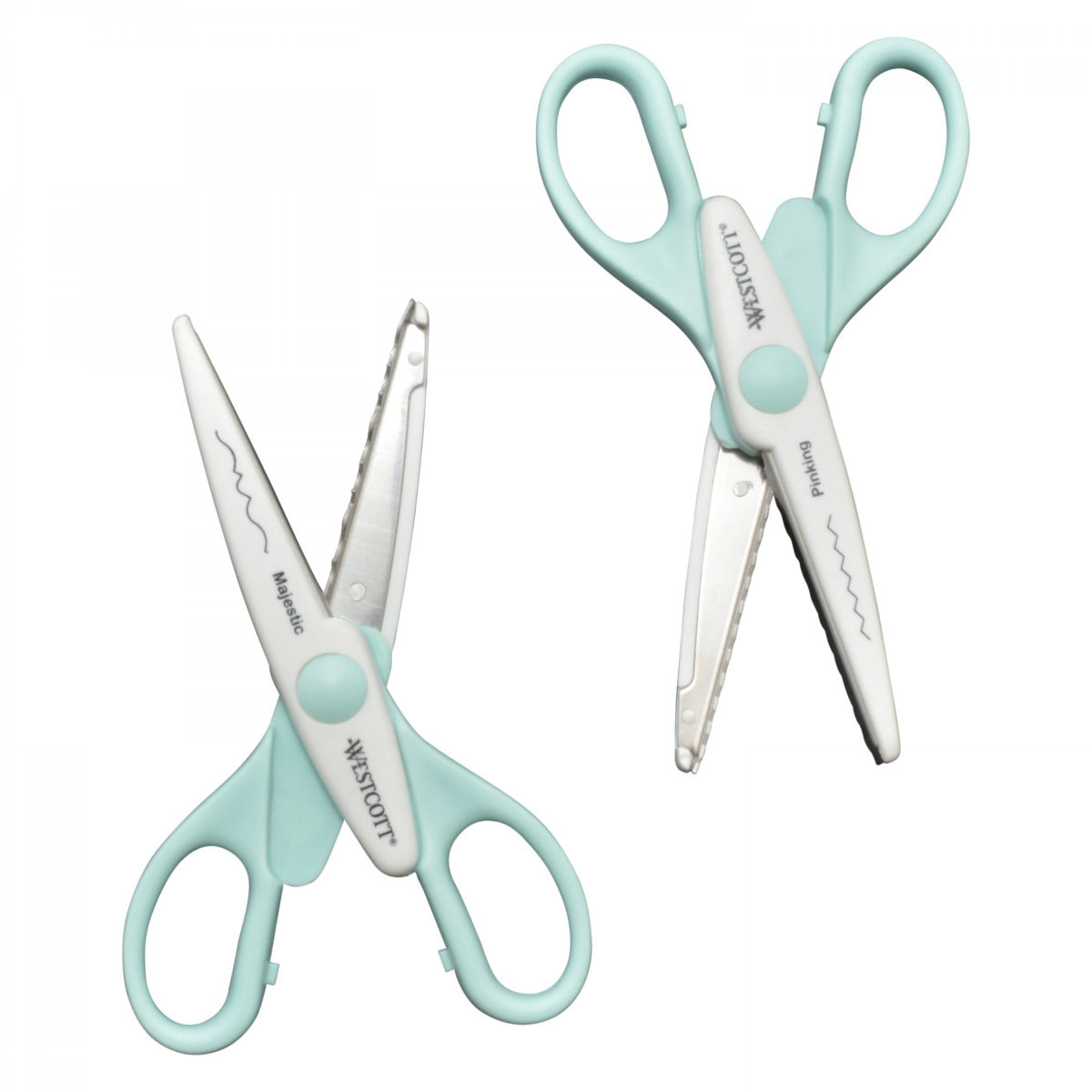 Westcott 6 inch Paper Edger Scissors 2pk (Majestic/Pinking)