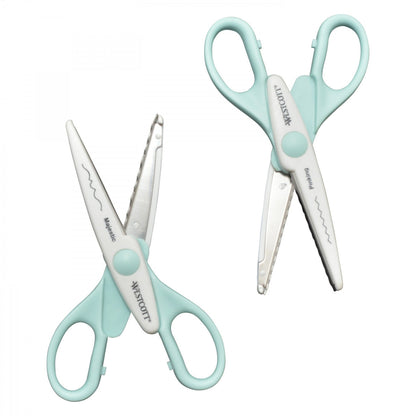 Westcott 6 inch Paper Edger Scissors 2pk (Majestic/Pinking)