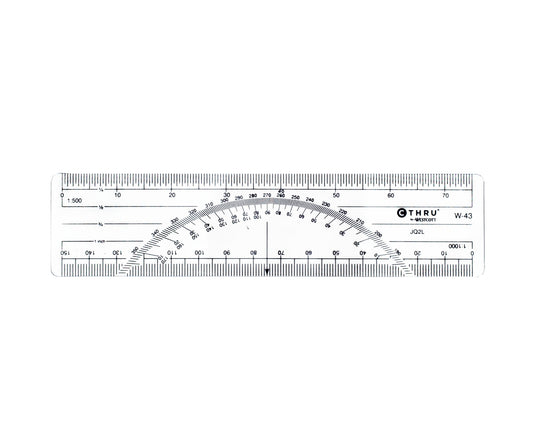 Westcott 6’’ Metric Protractor Ruler (W-43)