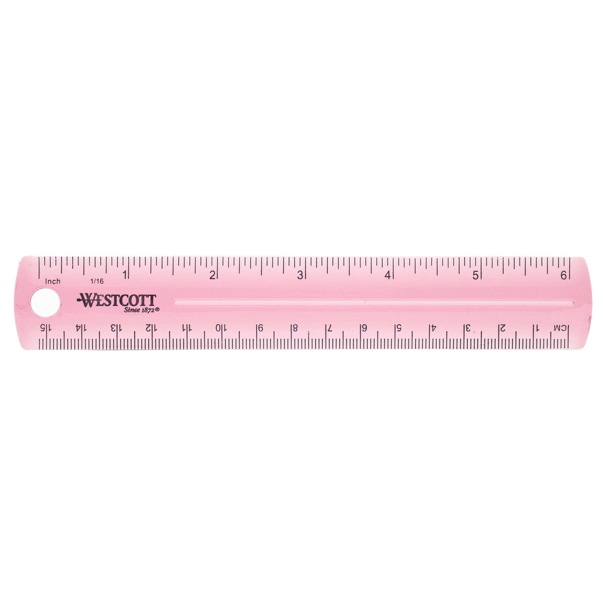 Westcott 6’’ Plastic Ruler Assorted Colors (00412) - World’s Favorite Scissors