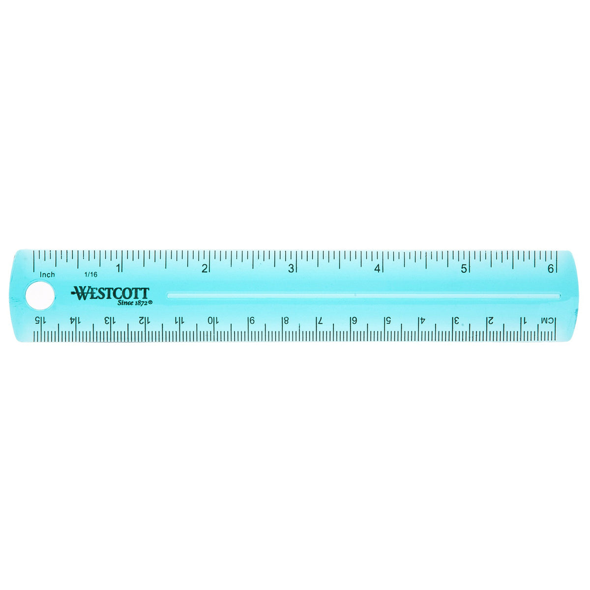 Westcott 6’’ Plastic Ruler Assorted Colors (00412) - World’s Favorite Scissors