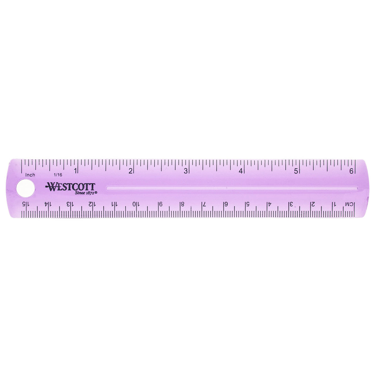 Westcott 6’’ Plastic Ruler Assorted Colors (00412) - World’s Favorite Scissors