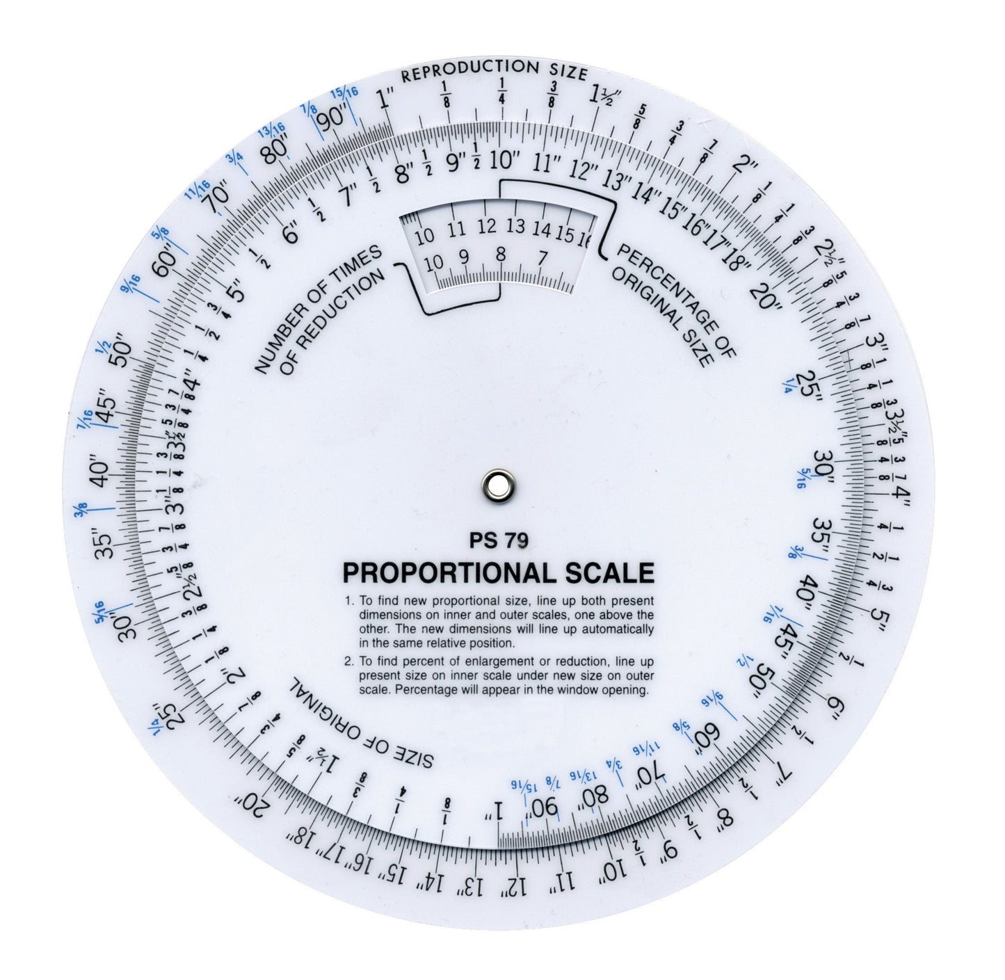 Westcott 6’’ Proportional Measuring Scale White (PS-79)