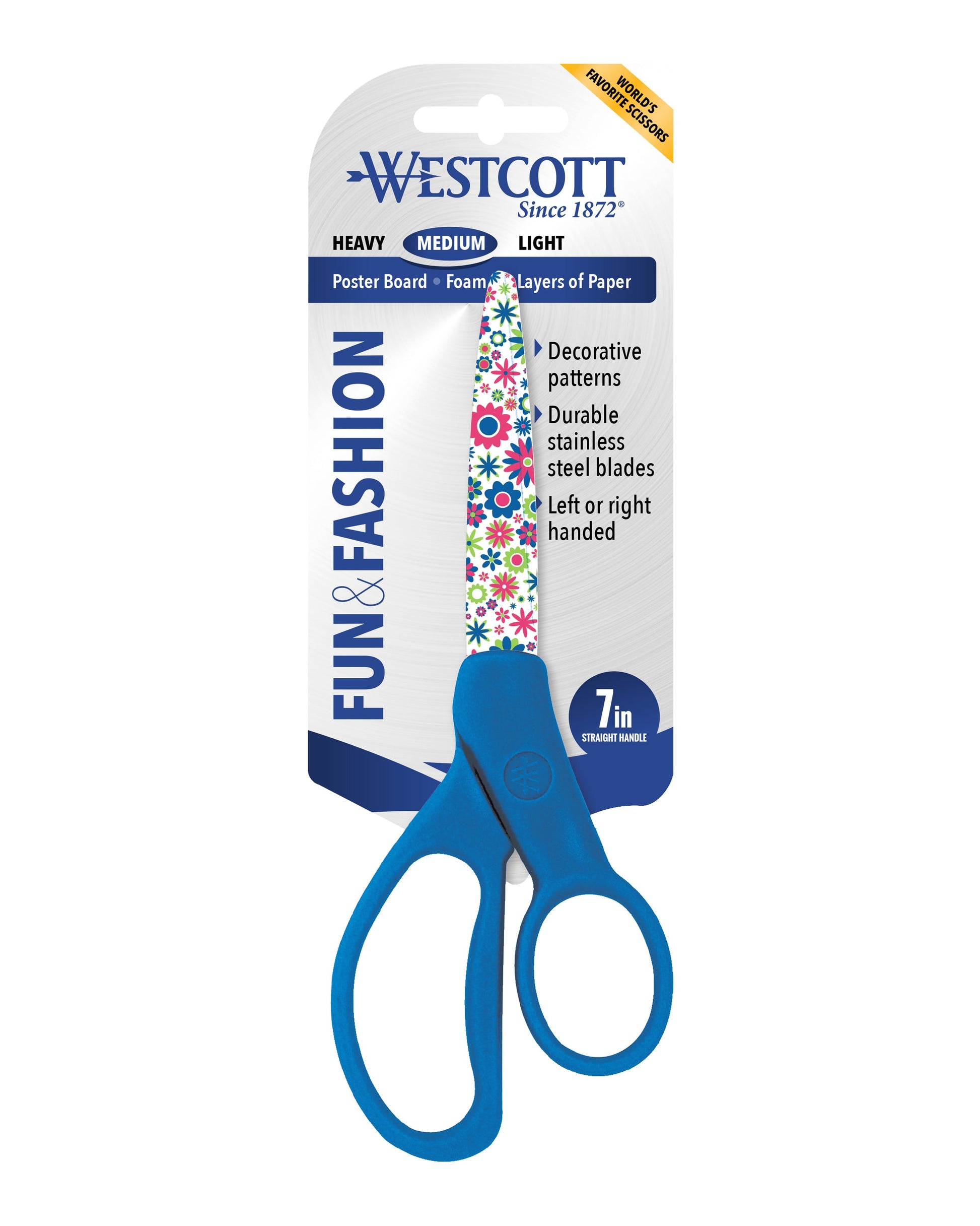 Westcott 7’’ Fun and Fashionable Student Scissors (16401)