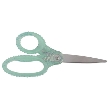 Westcott 7’’ GEM Crystal-Covered Student Scissors for Kids Aged 12+ - School Craft Home DIY Classroom - Green