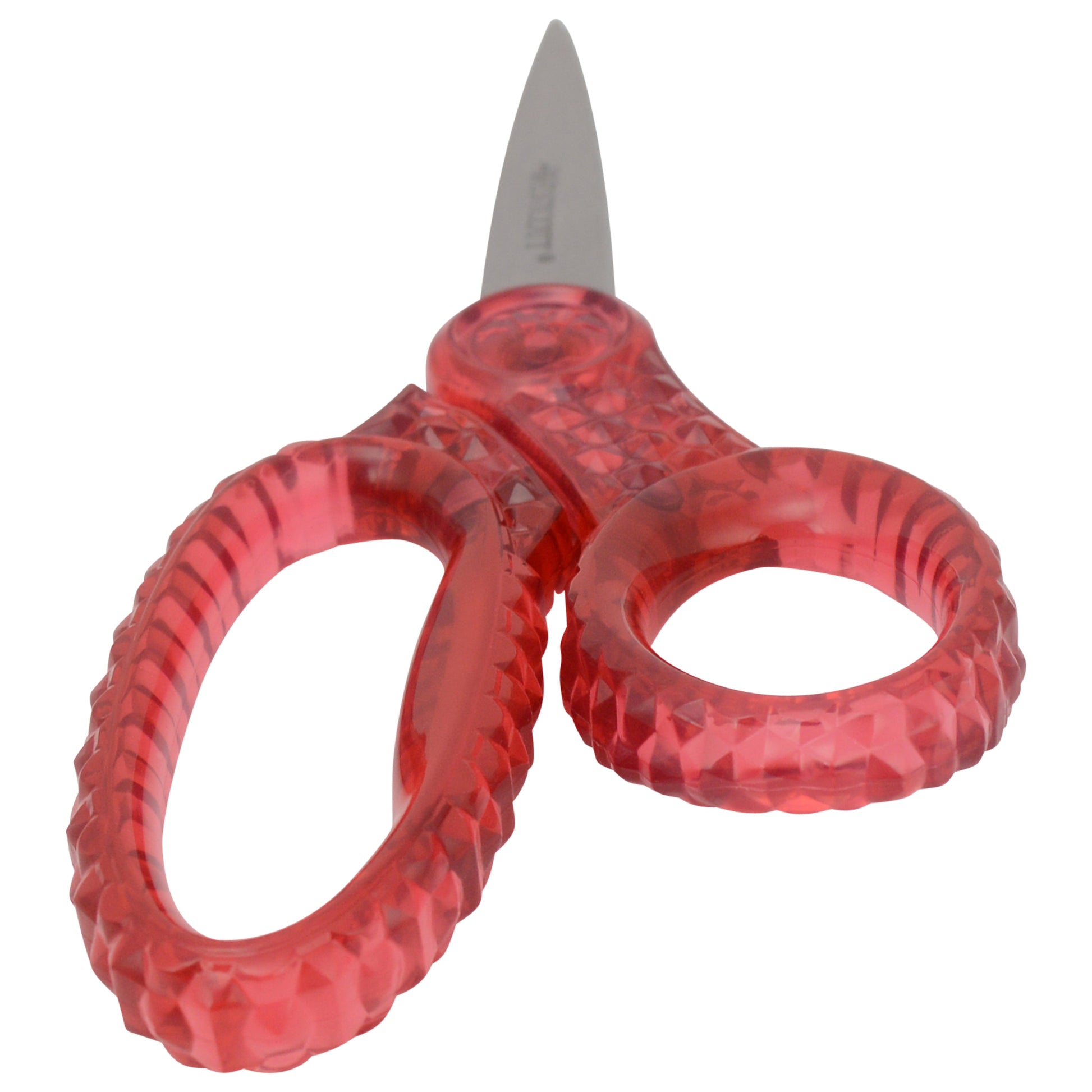 Westcott 7’’ GEM Crystal-Covered Student Scissors for Kids Aged 12+ - School Craft Home DIY Classroom - Pink