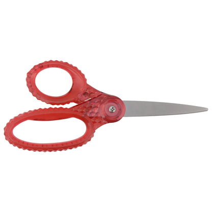 Westcott 7’’ GEM Crystal-Covered Student Scissors for Kids Aged 12+ - School Craft Home DIY Classroom - Pink